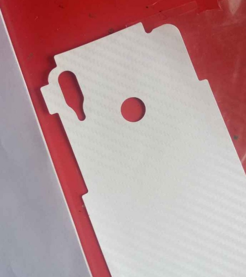 Honor 8C - Carbon fibre - Matte Mosaic Design - Back Skin - Back Protector - Sheet - 020