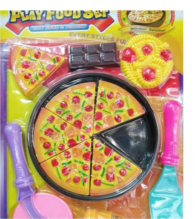 Kids Pizza Toy Playing Set - PZTAR in Pakistan