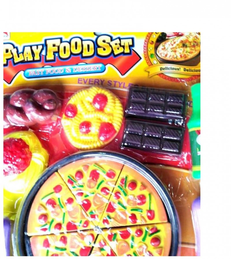 Kids Toy Pizza Set Complete - 6 Inches Pizza - Fun for Girls & Boys