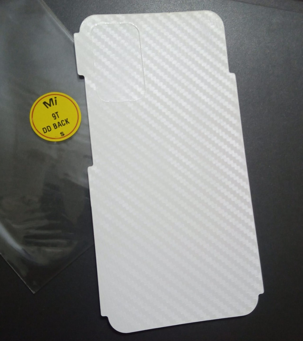 Mi Xiomi  9t -Carbon fibre sheet - Matte Mosaic Design - Back Skin - Back Protector - Sheet