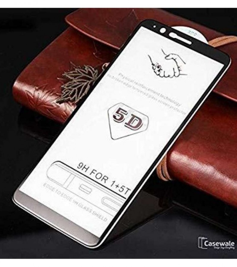 Oneplus 5T - Full coverage Protective Tempered Glass