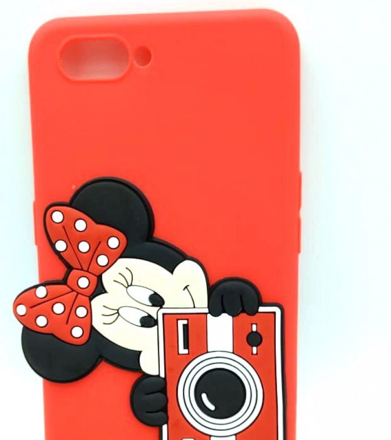 Oppo Red Mickey Case For A3S