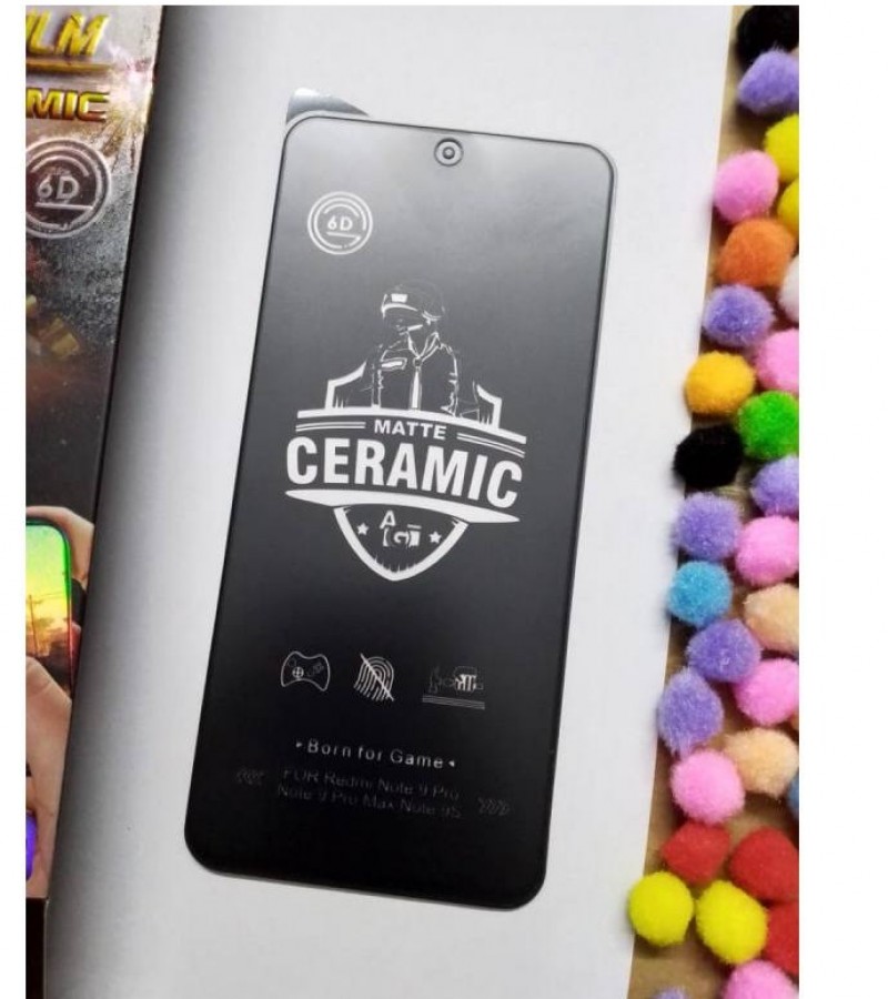 Redmi Note 9 Pro - 0.5mm - 9H - Unbreakable protective Ceramic Matte Film