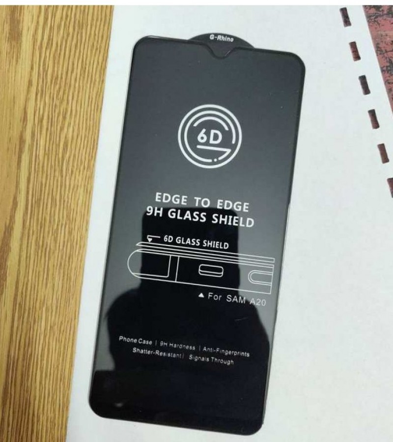 Samsung A20 / A30 - 6D Gorilla Glass - Full Glue - Protective Tempered Glass