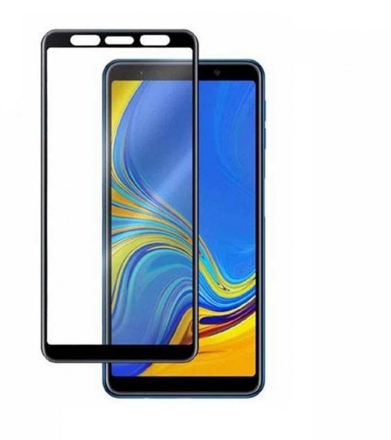 Samsung Galaxy A7 2018 - 5D - Full Glue - Full coverage - Edge to Edge - Protective Tempered Glass