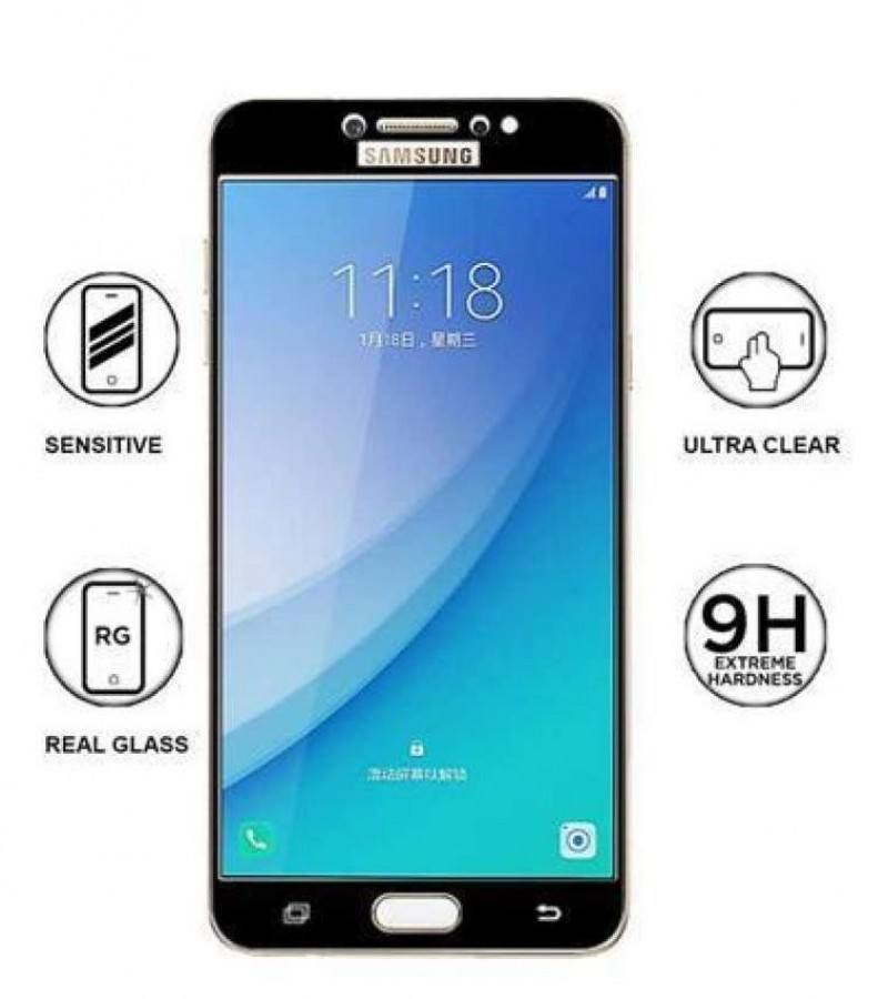 Samsung Galaxy C5 - Full coverage Protective Tempered Glass