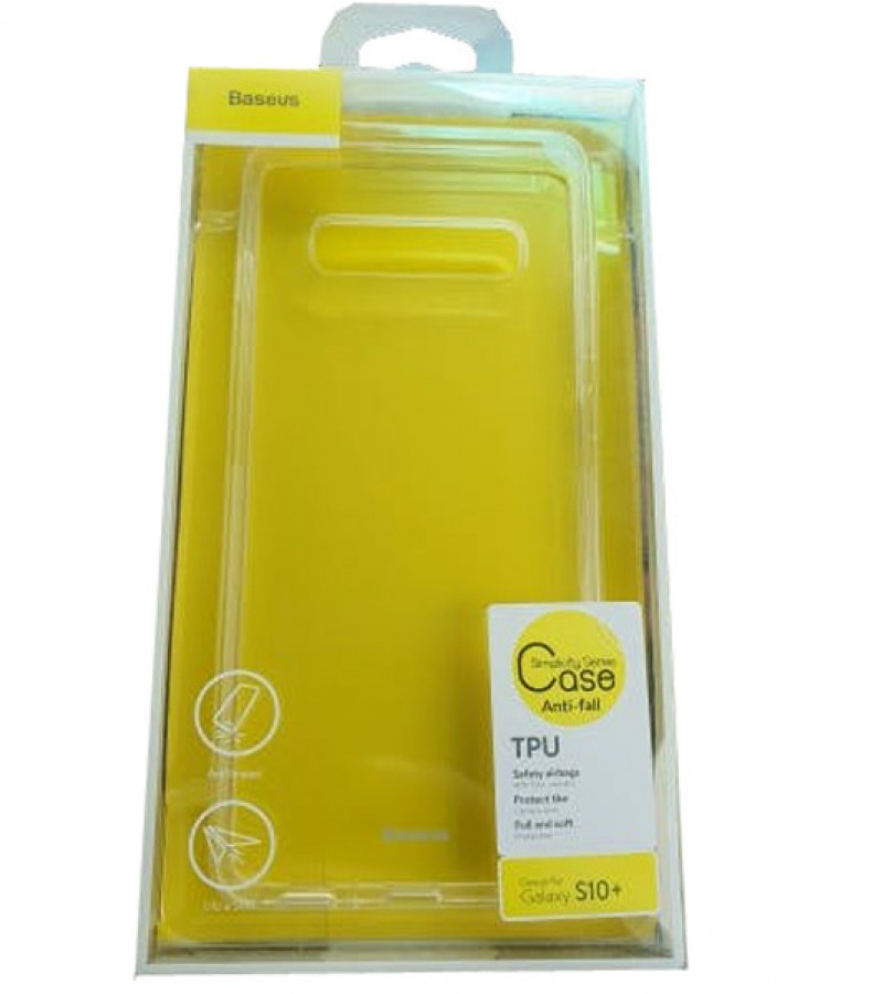 Samsung Galaxy S10 PLUS Baseus Transparent Case TPU Cover Back Case