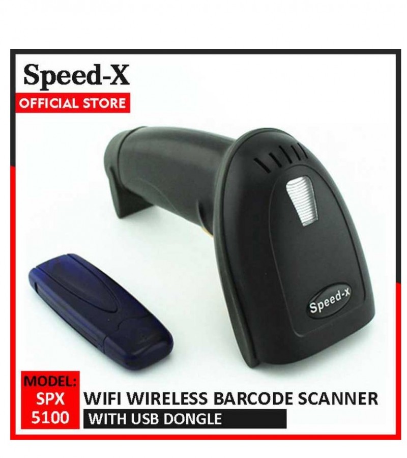 Speed X 5100 Wireless Barcode Scanner Wifi