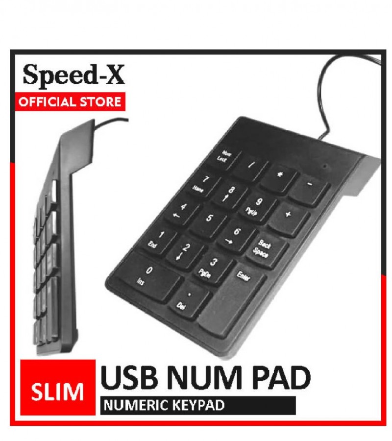 SpeedX Num Pad Numeric Keyboard for Laptop
