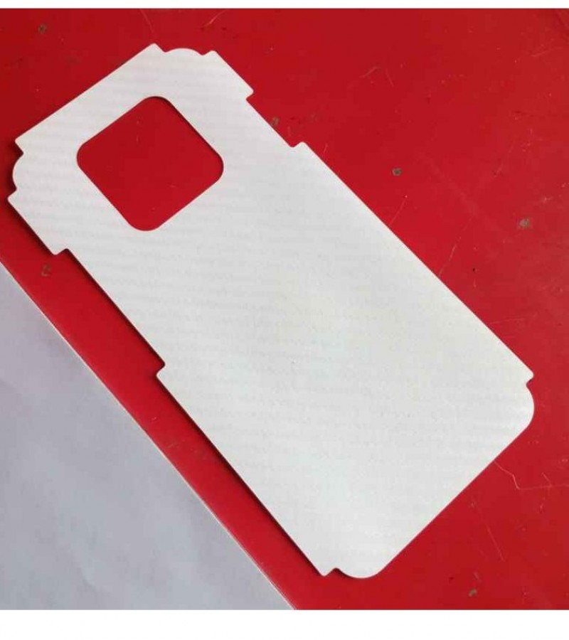 Tecno Camon 16 - Carbon fibre - Matte Mosaic Design - Back Skin - Back Protector - Sheet - 020