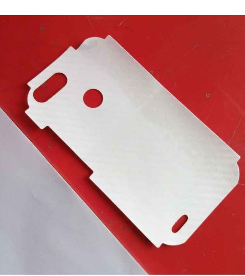 Tecno Pop 2F - Carbon fibre - Matte Mosaic Design - Back Skin - Back Protector - Sheet - 020