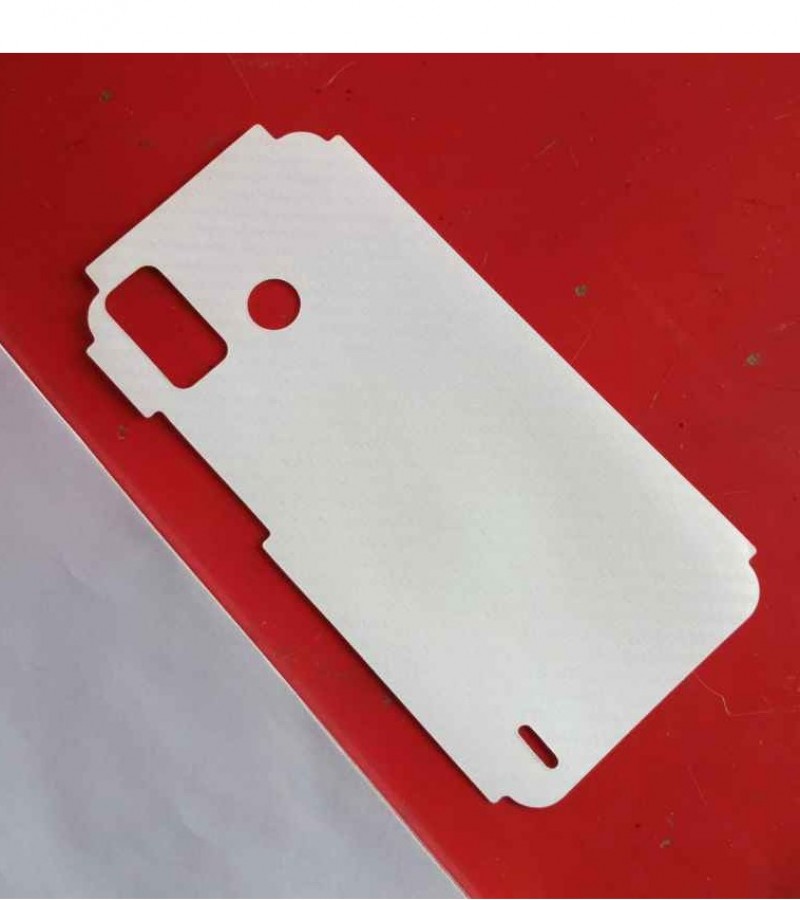 Tecno Spark 6 Go - Carbon fibre - Matte Mosaic Design - Back Skin - Back Protector - Sheet - 020