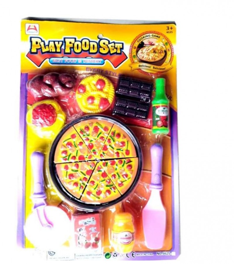 Toy Food Playing Pizza Set Interesting Funny Toy