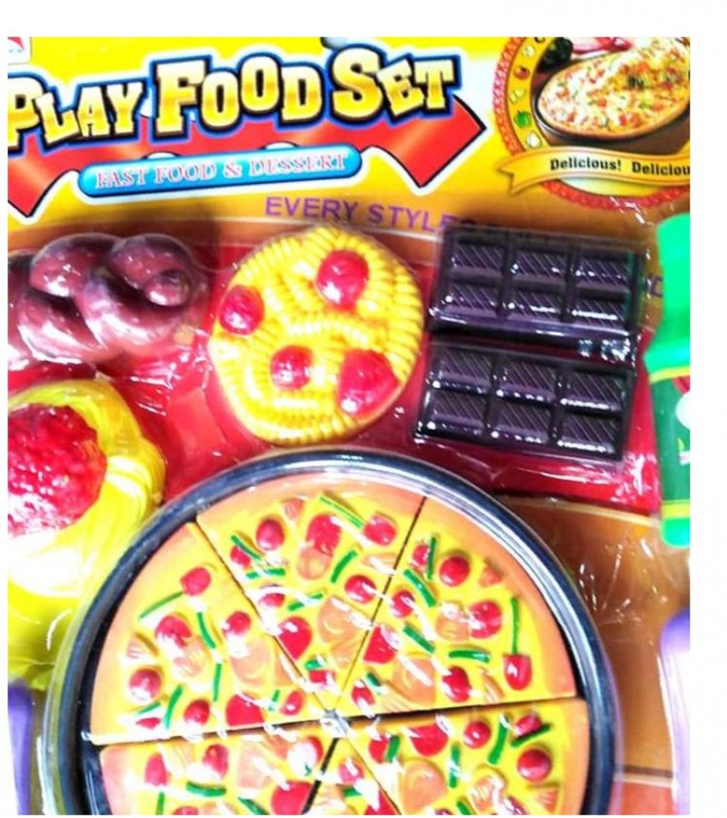 Toy Food Playing Pizza Set Interesting Funny Toy