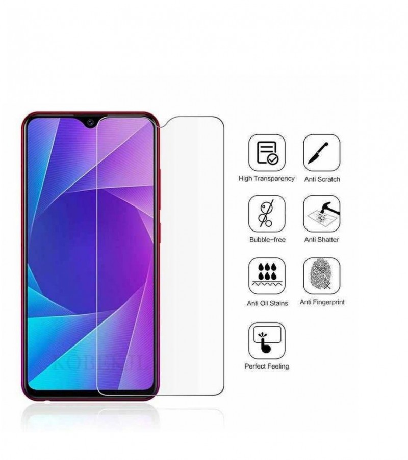 Vivo Y91 / Y93 / Y95 / Y91c - 2.5D Plain & Polished - Protective Tempered Glass