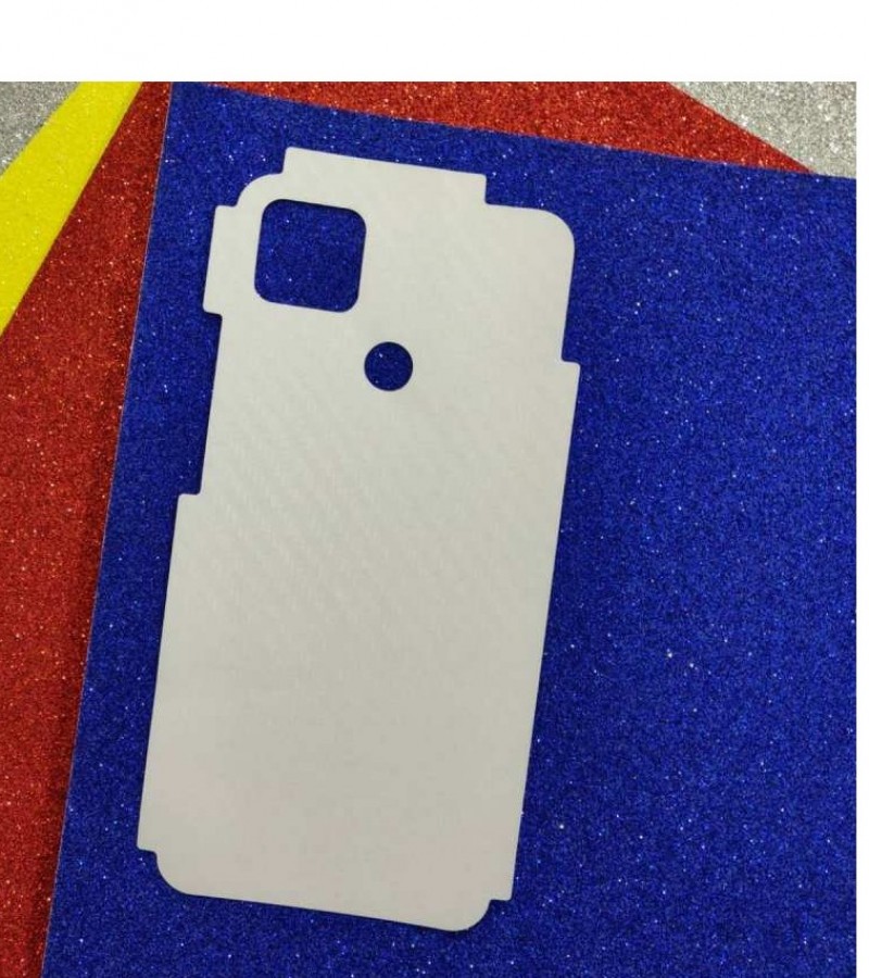 Xiaomi Redmi 9C - Carbon fibre - Matte Mosaic Design - Back Skin - Back Protector - Sheet - 015