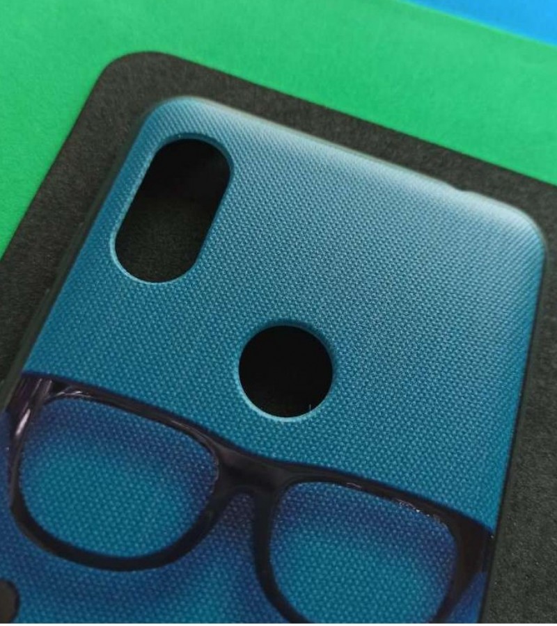 Xiaomi Redmi Note 5 Pro - UV Embossed Printed - Glossy Look - Silicon - Beard n Glasses - 070