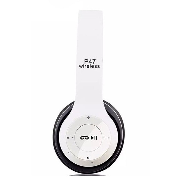 P47 - wireless Bluetooth Headphone - White