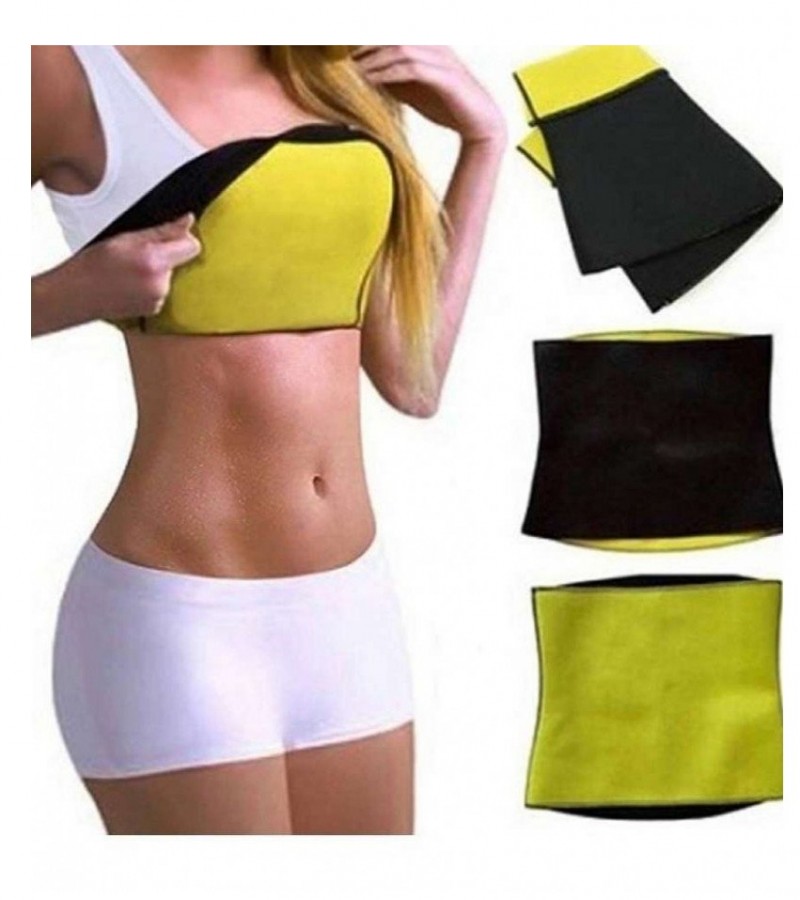 High Quality Slimming Belt - Black And Yellow