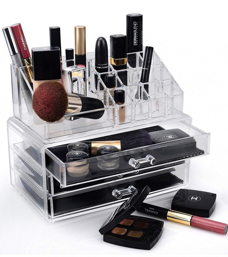 Make Up and Jewelry Organizer and Storage Box