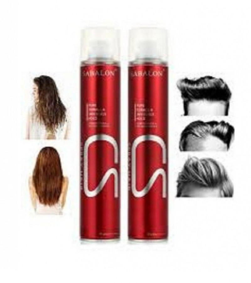 Pack Of 2 Sabalon Hair Spray For Unisex - 420 ml