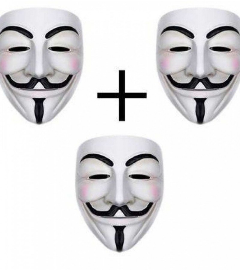 Pack of 3 - V for Vendetta Masks
