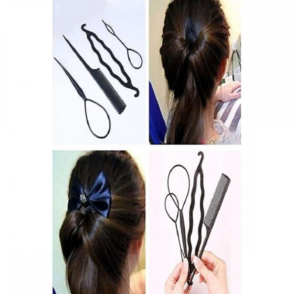 Pack Of 4 - Hair Styling Tool
