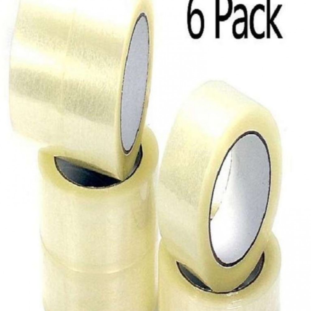 Pack of 6 - Packing Tape - Transparent