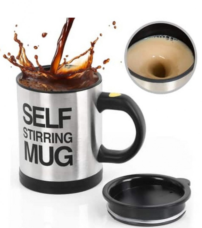 Self Stirring Mug For Tea - Battery powered stirring mechanism