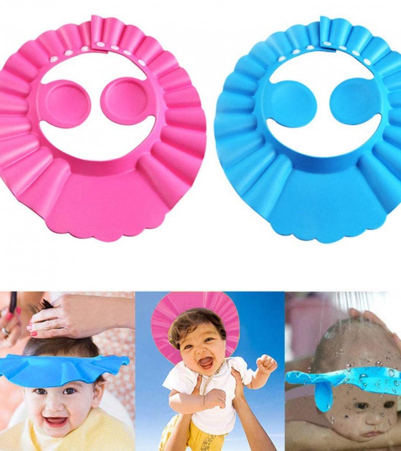 Baby Bath Shower Cap , Soft Adjustable Visor Hat Sale price Buy
