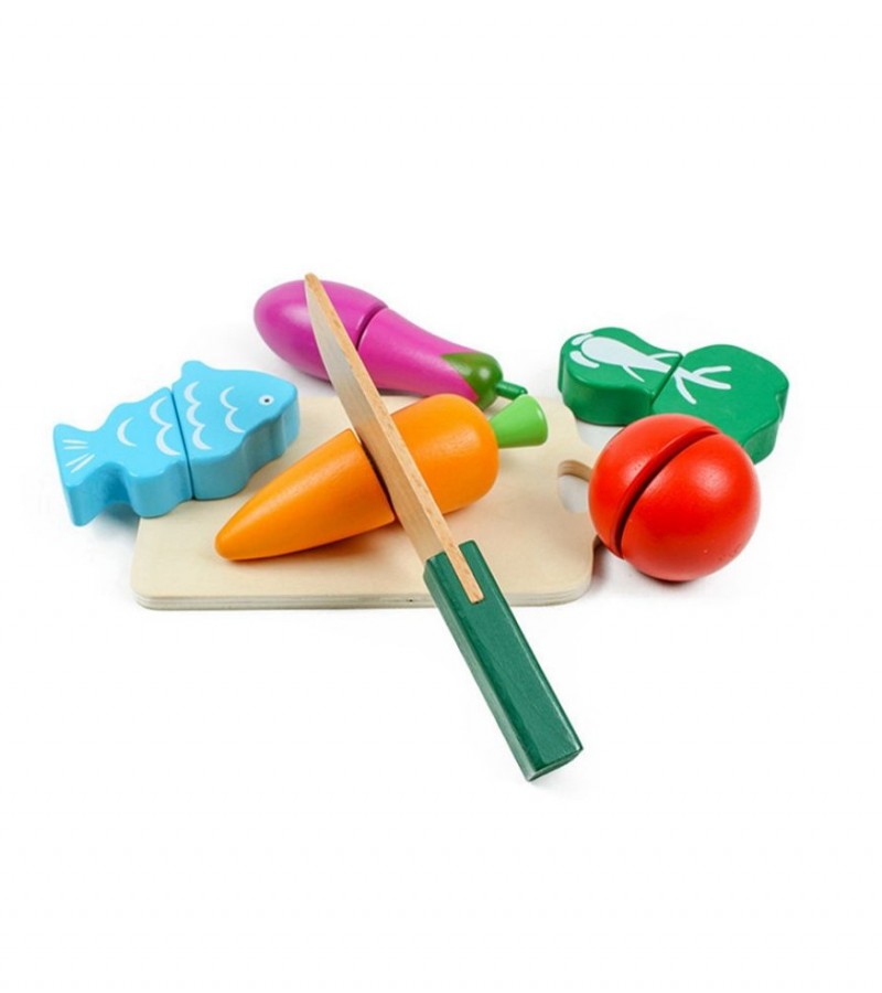 Fruit And Vegetables Play Kitchen Food For Pretend Cutting Food Toys