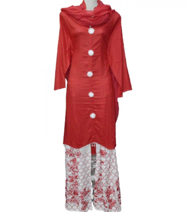 Ladies Lawn Suit Stitched 3 Piece