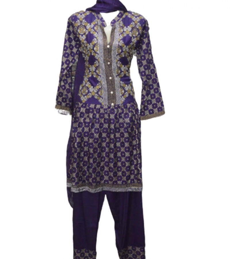Ladies Lawn Suit Stitched 3 Piece