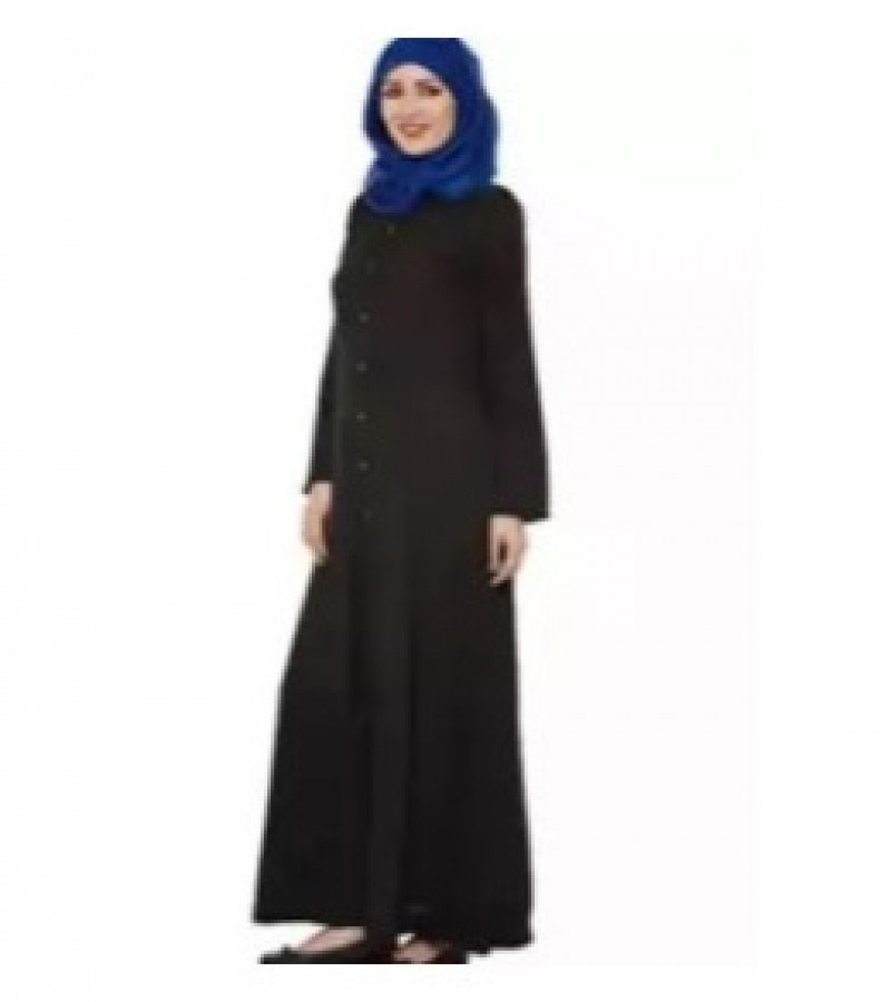 Open Button Abaya For Girls/Ladies