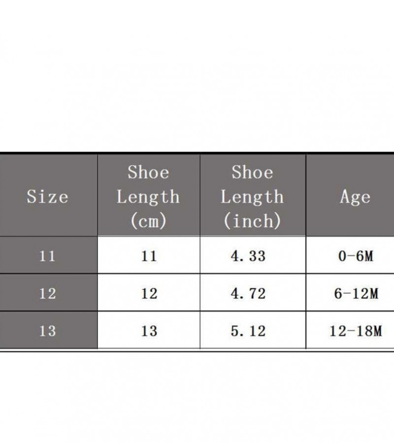 Pair of Shoes For Babies 0 to 1 year