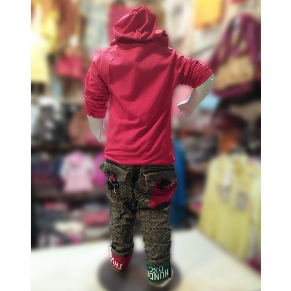 Pant & Hoodie Shirt For Kids - 1 To 4 Years