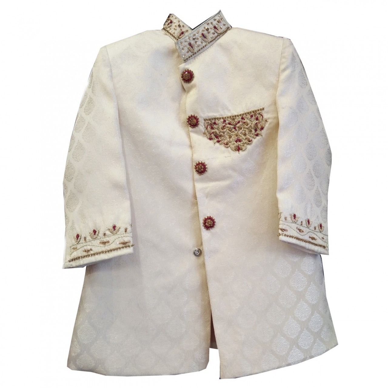 Ready Made Jamawar Sherwani For Boys - 1 To 13 Years