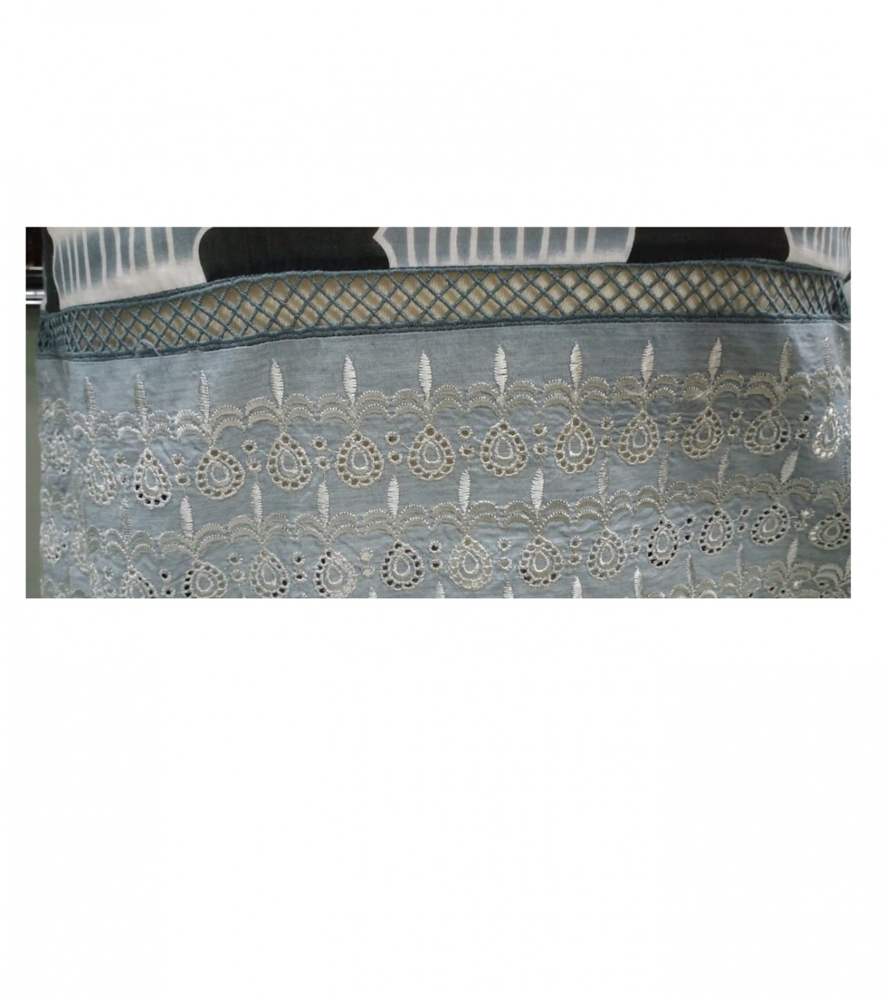 Rohtas Cotton silk fabric With high quality stitching Shiffly ebmrodiery patch And use of laces