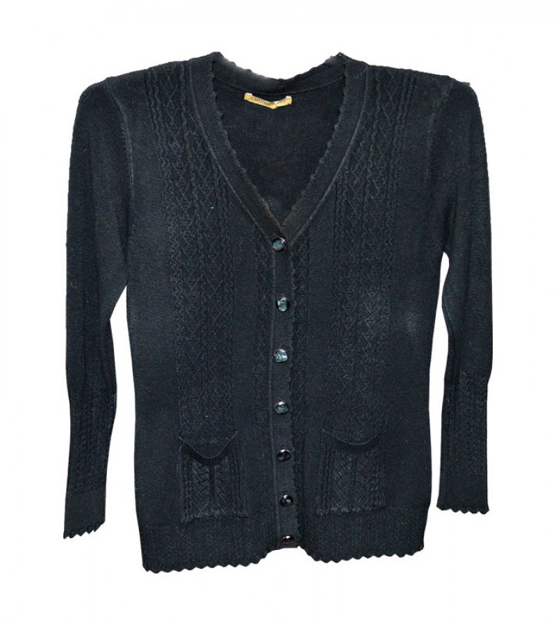 WC2026	Black Full Sleeve Sweater