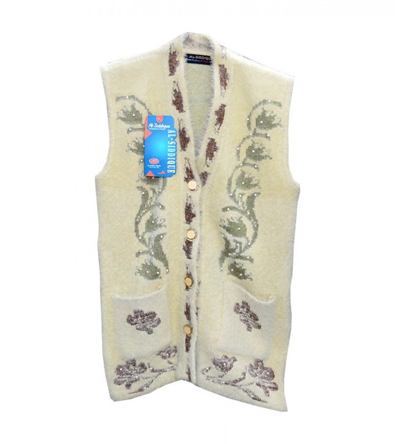 WC2029	Trending Printed Sleeve less Sweater