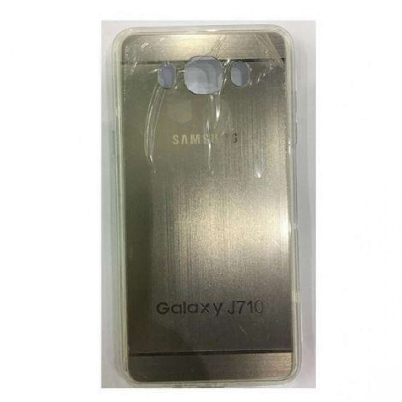 Back Cover with Metal & Silicon Sides for Samsung Galaxy J710