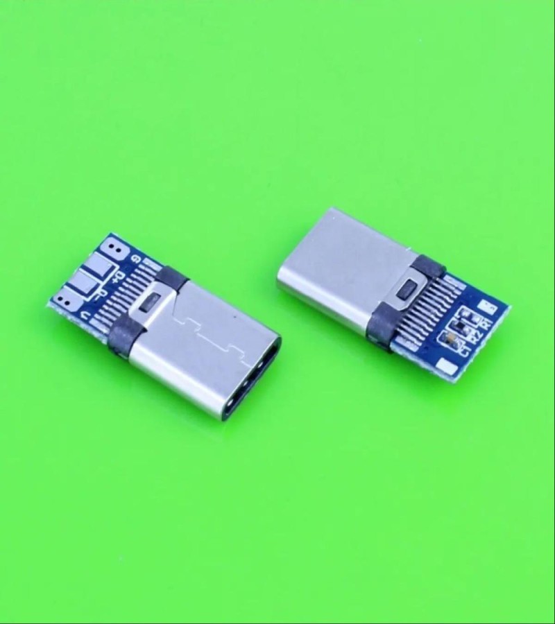 10 Pieces USB 3.1 Type C USB-C Male welding soldering Plug Connector SMT type
