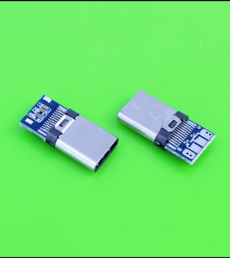 10 Pieces USB 3.1 Type C USB-C Male welding soldering Plug Connector SMT type