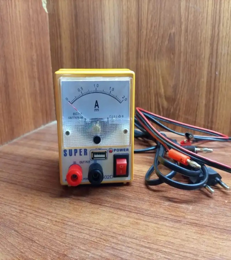 5V 2A Mini DC Power Supply Ammeter for Mobile Phone Repair Tool Ampermetre Power Source Short Circuit Protection Test Tools Set