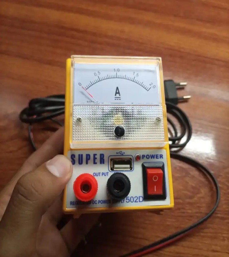 5V 2A Mini DC Power Supply Ammeter for Mobile Phone Repair Tool Ampermetre Power Source Short Circuit Protection Test Tools Set