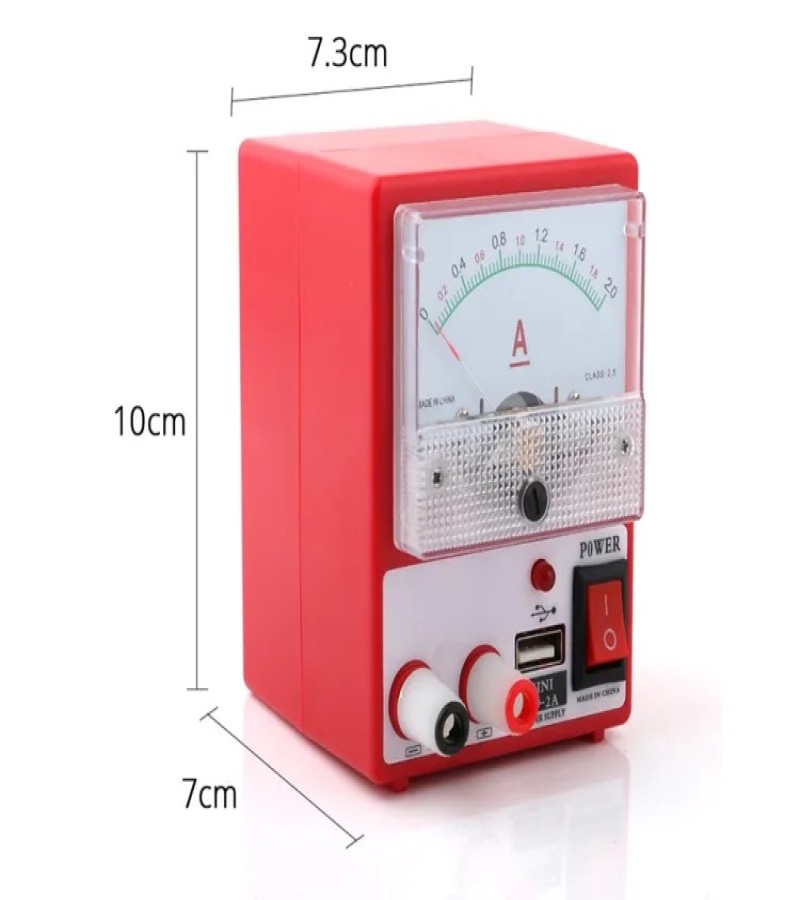 5V 2A Mini DC Power Supply Ammeter for Mobile Phone Repair Tool Ampermetre Power Source Short Circuit Protection Test Tools Set