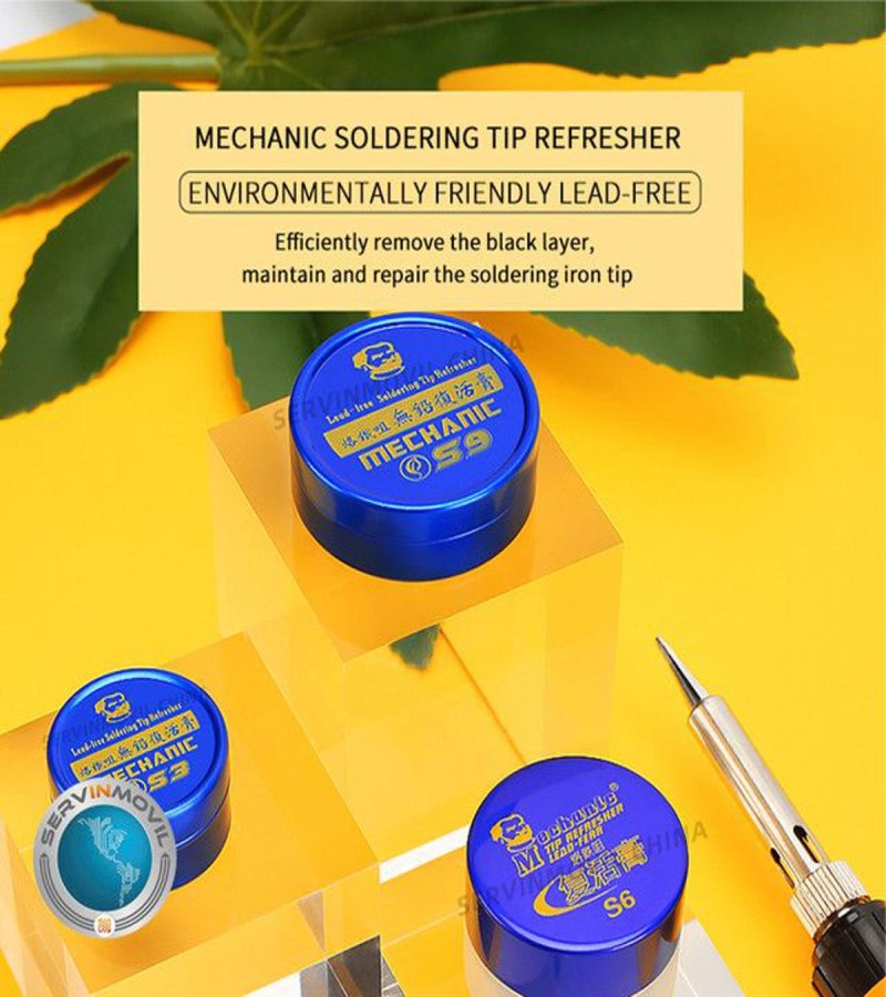 MECHANIC Soldering tips refresh oil MCN-S6 High Activity /weak acidity/ protection soldering tips work life || BIT CLEANER