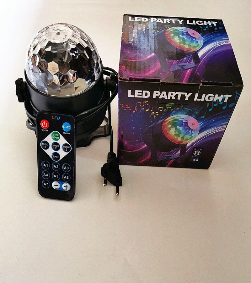 Mini RGB LED Party Light Pub Disco Party Effect Lamp With Remote Controller