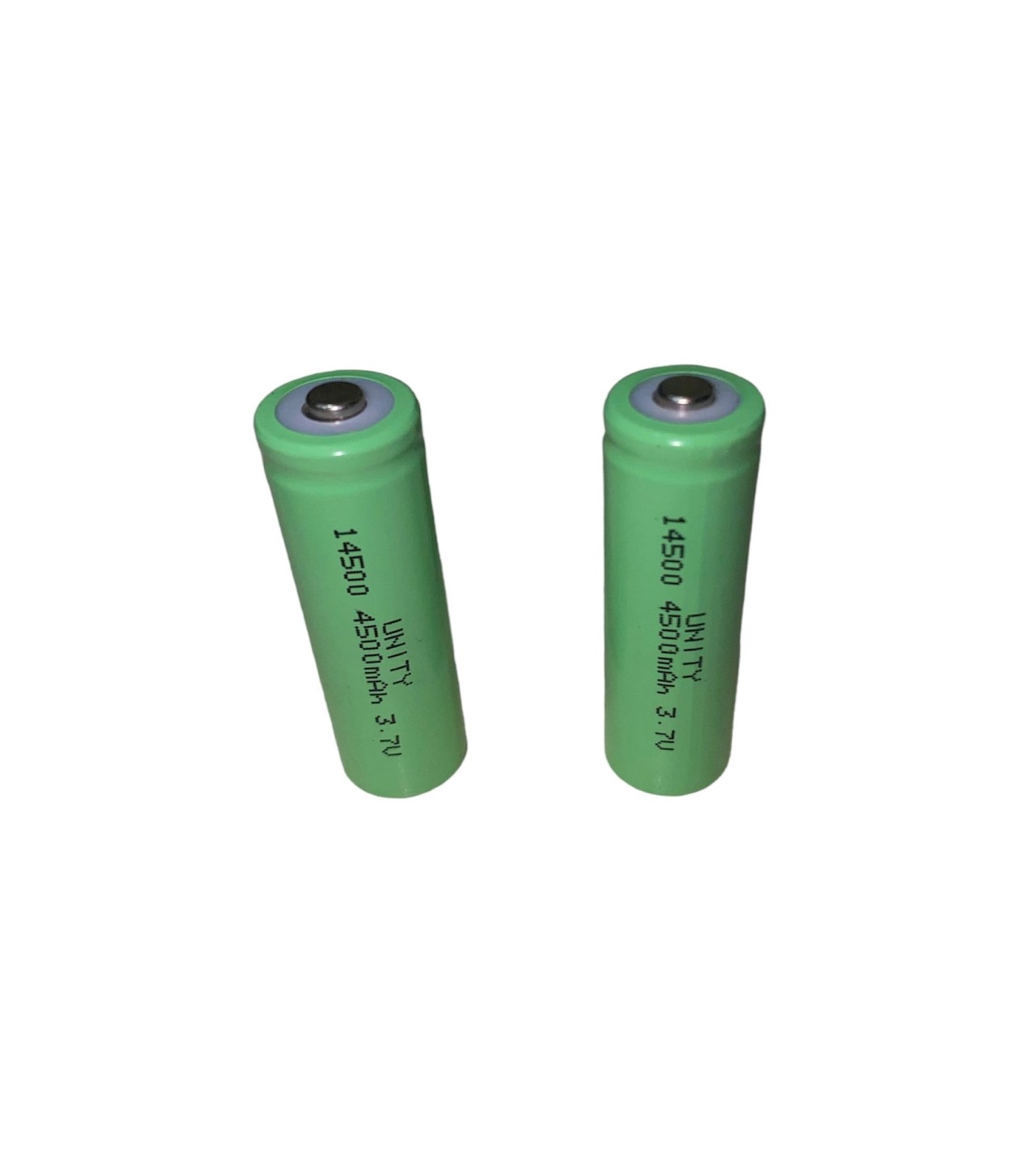 Pair of 3.7V Li ion cell rechargeable lithium battery 14500 AA size