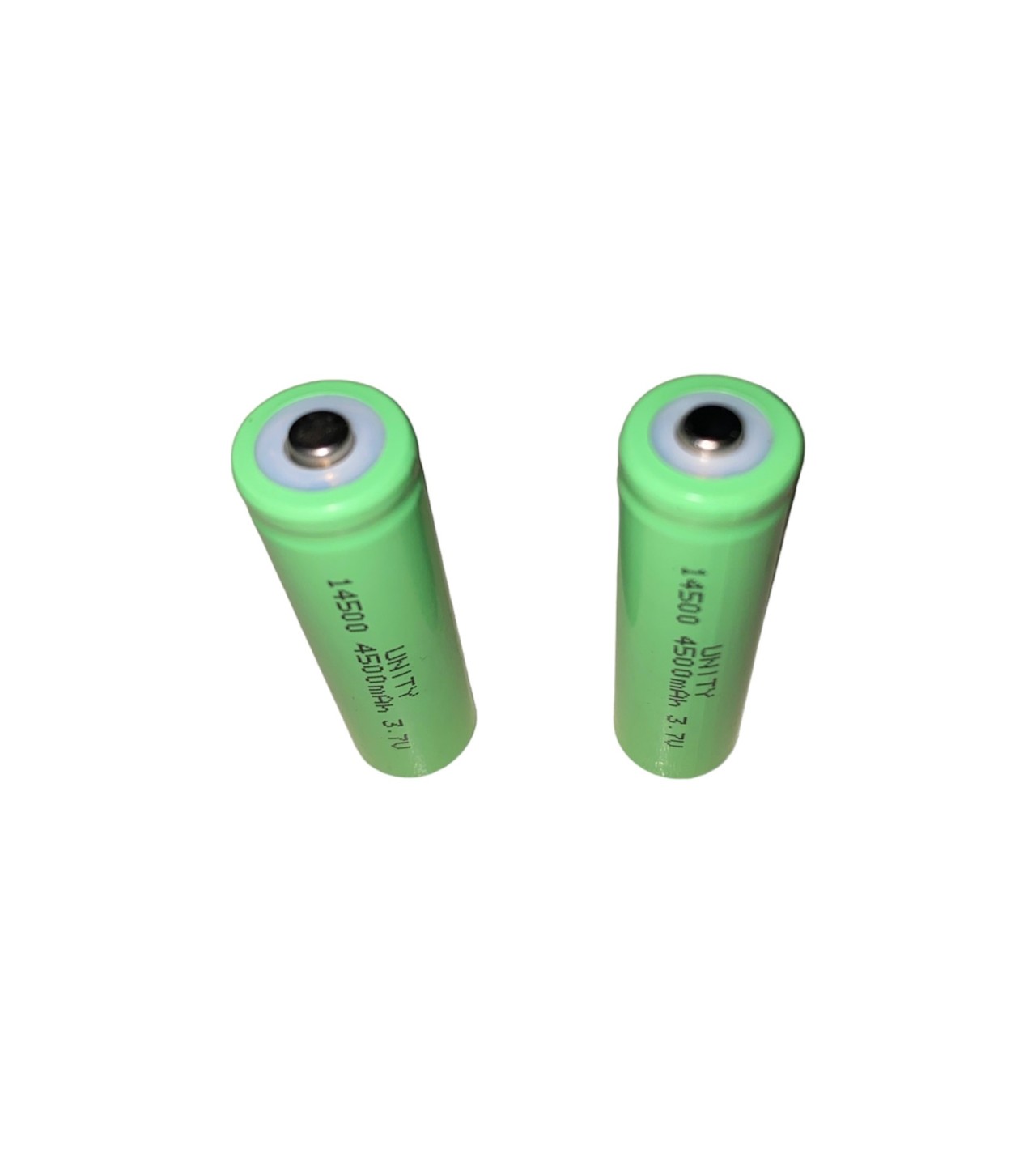 Pair of 3.7V Li ion cell rechargeable lithium battery 14500 AA size